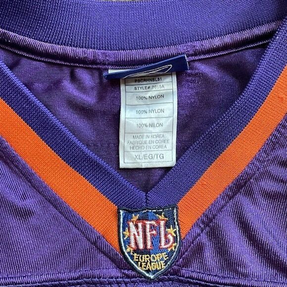 2002 FRANKFURT GALAXY BRYANT #9 REEBOK JERSEY XL - Picture 4 of 7